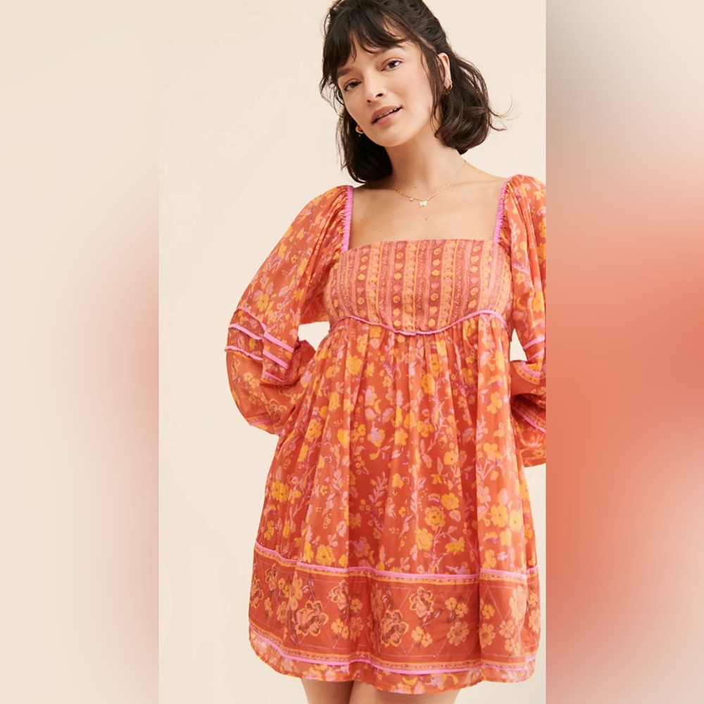 Free People Endless Afternoon Mini Dress Size Small Petite